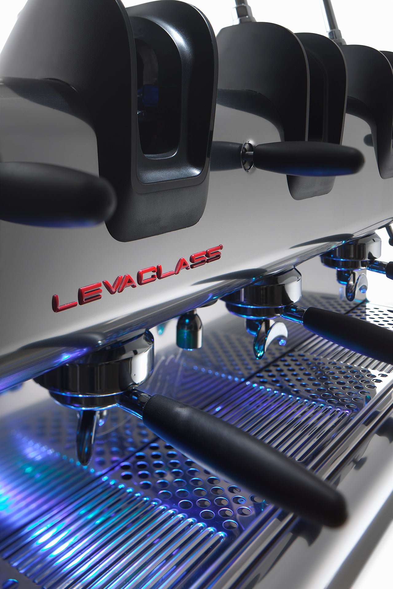 La San Marco Lever 20/20 Traditional Coffee Machine Close Up