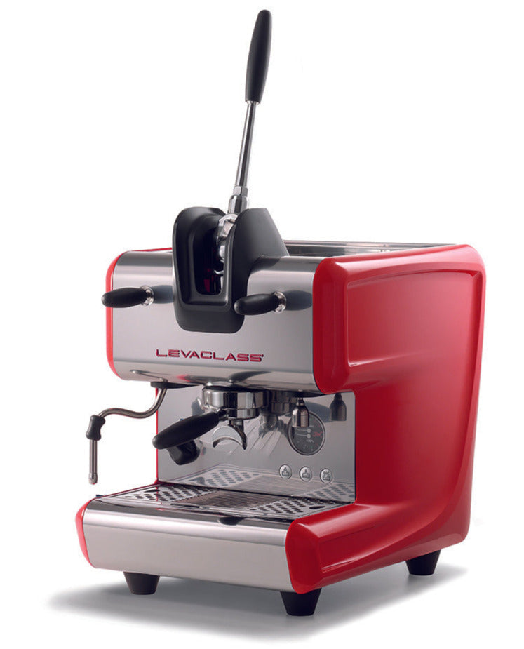 La San Marco Lever 20/20 Traditional Coffee Machine Red