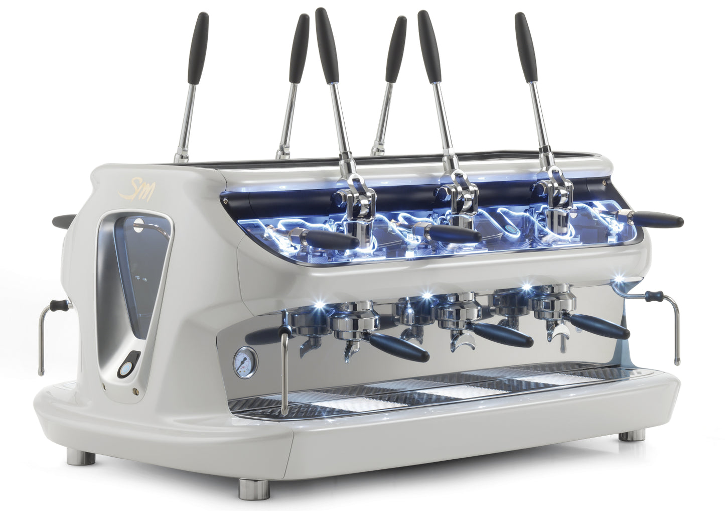 La San Marco V6 Traditional Lever Coffee Machine Side