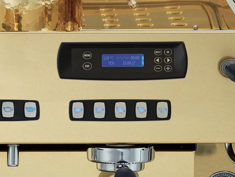 La San Marco 80 Preziosa Traditional Electronic Coffee Machine Display